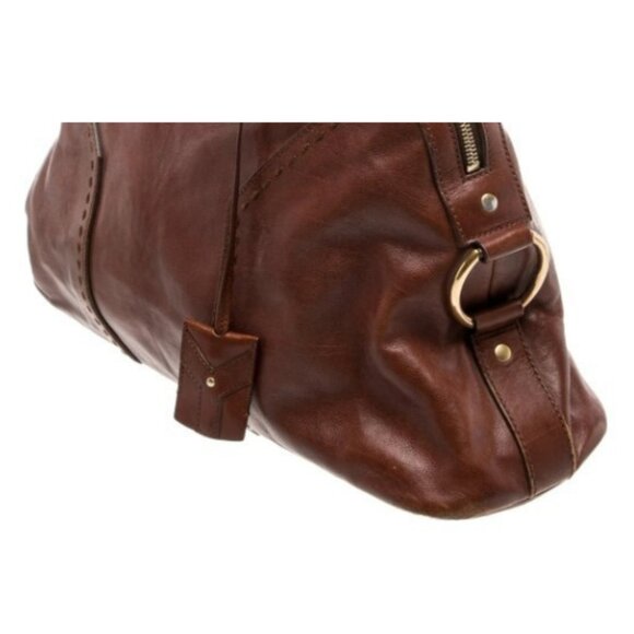 ✨ YSL MUSE Rive Gauche Shoulder Bag in Rich Tobacco Brown ✨ - Picture 6 of 14